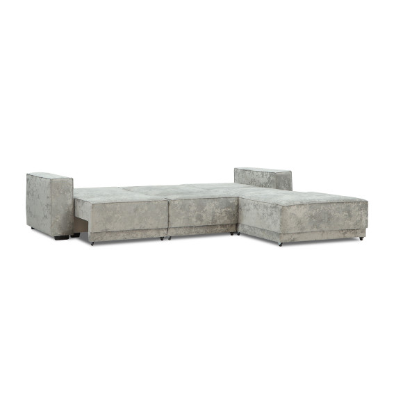 დივანი HOBEL CORNER DELUXE LIGHT GREY MONACO 13/ NIAGARA GREY R (7)