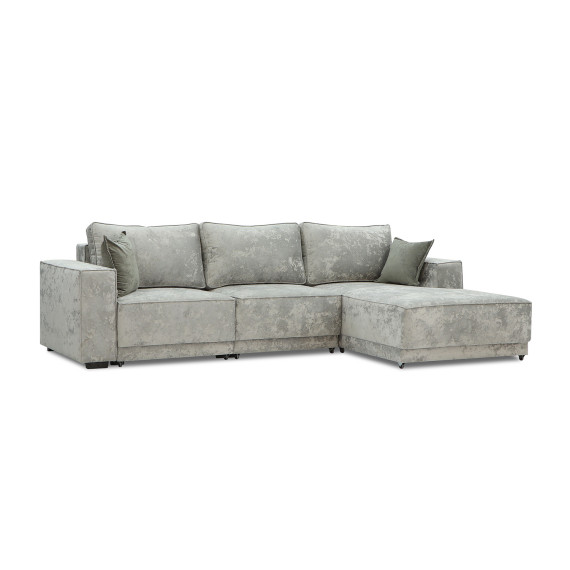 დივანი HOBEL CORNER DELUXE LIGHT GREY MONACO 13/ NIAGARA GREY R (7)