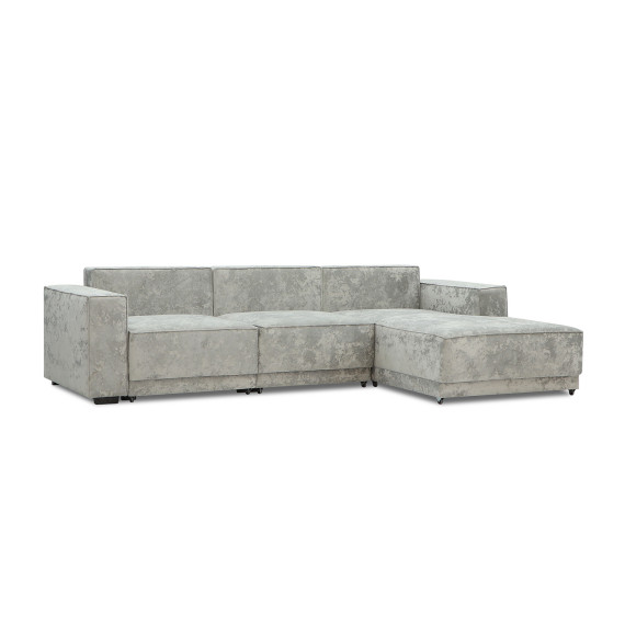 დივანი HOBEL CORNER DELUXE LIGHT GREY MONACO 13/ NIAGARA GREY R (7)