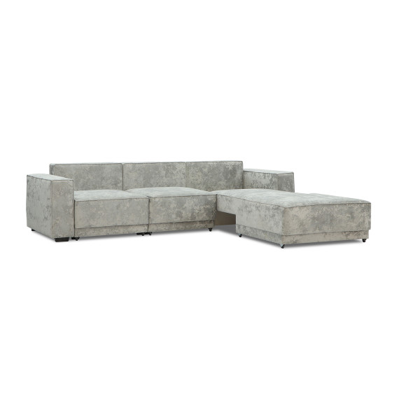 დივანი HOBEL CORNER DELUXE LIGHT GREY MONACO 13/ NIAGARA GREY R (7)