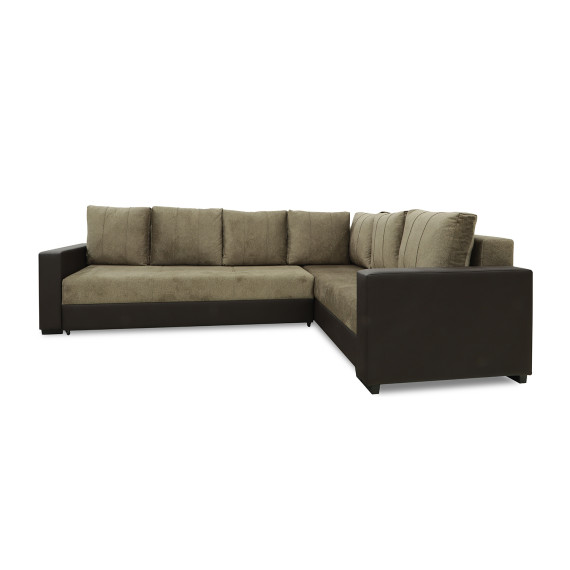 დივანი HOBEL CORNER ERICA BROWN 3673/ LIGHT BROWN MOCASSI 7114 R (6)