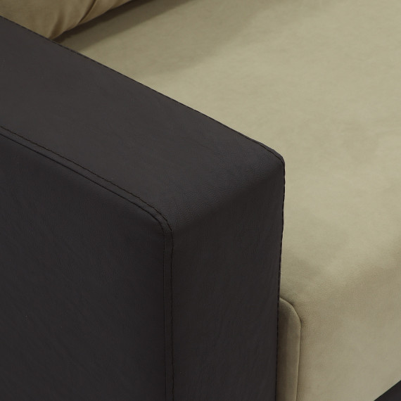 sofa HOBEL CORNER ERICA BROWN 3673/CREAM LEONARDO 3 L (6)