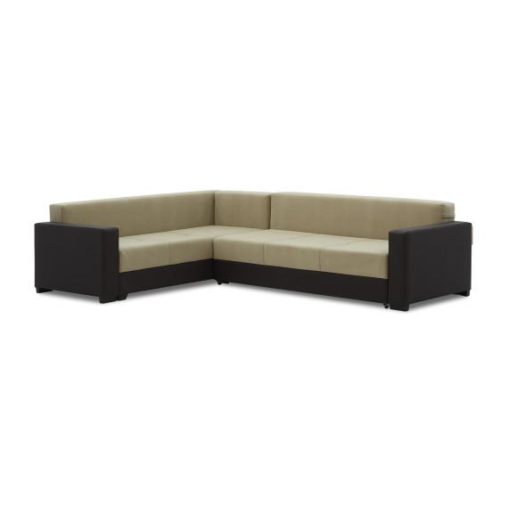 sofa HOBEL CORNER ERICA BROWN 3673/CREAM LEONARDO 3 L (6)