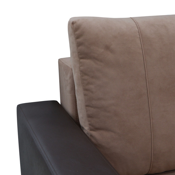 sofa HOBEL CORNER ERICA COFFEE V460/ LIGHT BROWN VIVALDI 20 R(6)