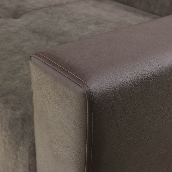 დივანი HOBEL CORNER ERICA F/P COFFEE V460/ DARK BROWN JAGUAR 18 L (6)