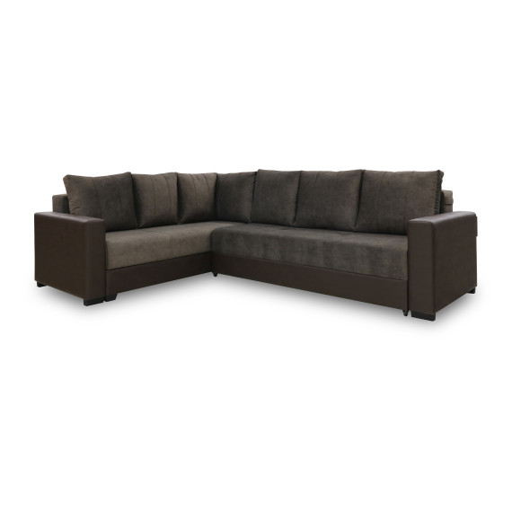 დივანი HOBEL CORNER ERICA F/P COFFEE V460/ DARK BROWN JAGUAR 18 L (6)