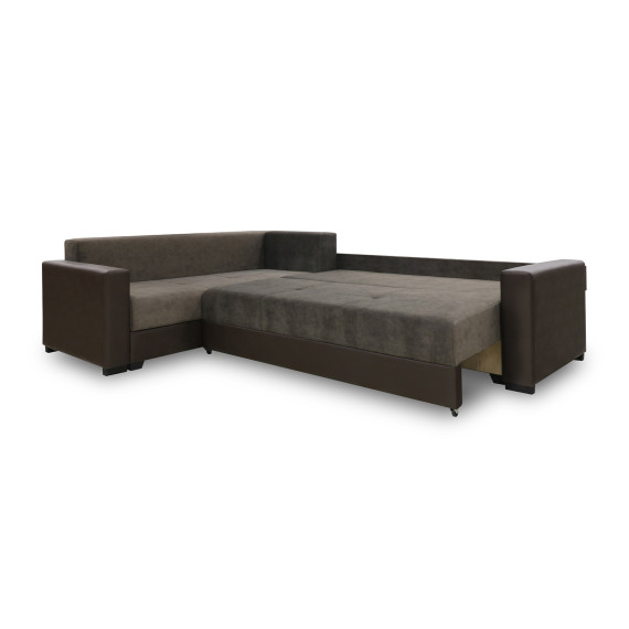 დივანი HOBEL CORNER ERICA F/P COFFEE V460/ DARK BROWN JAGUAR 18 L (6)