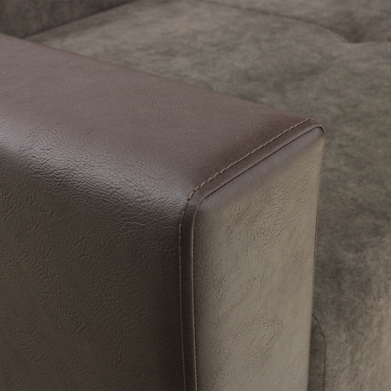 დივანი HOBEL CORNER ERICA F/P COFFEE V460/ DARK BROWN JAGUAR 18 R (6)