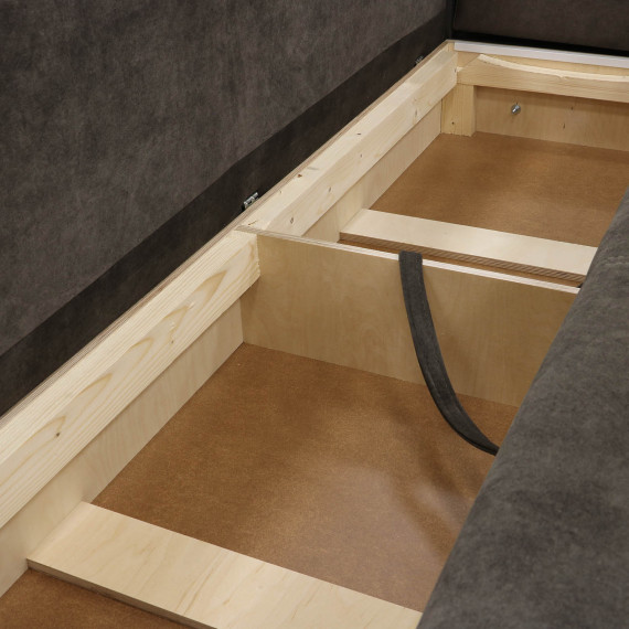 დივანი HOBEL CORNER ERICA F/P COFFEE V460/ DARK BROWN JAGUAR 18 R (6)