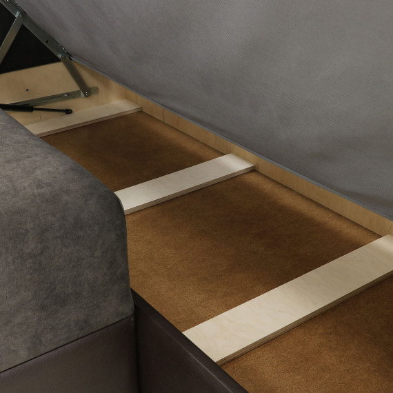 დივანი HOBEL CORNER ERICA F/P COFFEE V460/ DARK BROWN JAGUAR 18 R (6)