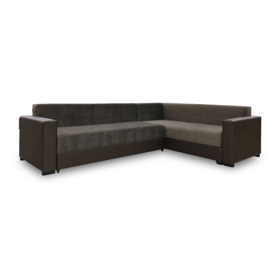 დივანი HOBEL CORNER ERICA F/P COFFEE V460/ DARK BROWN JAGUAR 18 R (6)