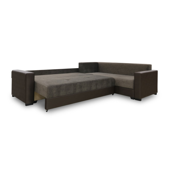 დივანი HOBEL CORNER ERICA F/P COFFEE V460/ DARK BROWN JAGUAR 18 R (6)