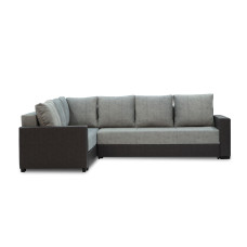 sofa HOBEL CORNER ERICA F/P DARK GREY 8410/ LIGHT GREY JAGUAR 4 L(6)