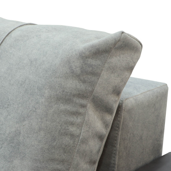 დივანი HOBEL CORNER ERICA F/P DARK GREY 8410/ LIGHT GREY JAGUAR 4 L(6)