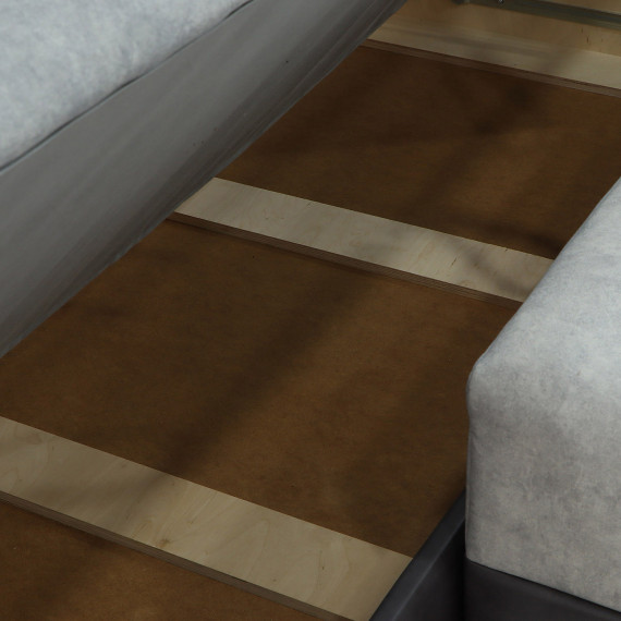 დივანი HOBEL CORNER ERICA F/P DARK GREY 8410/ LIGHT GREY JAGUAR 4 L(6)