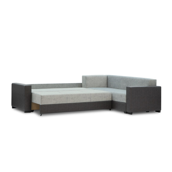 დივანი HOBEL CORNER ERICA F/P DARK GREY 8410/ LIGHT GREY JAGUAR 4 R (6)