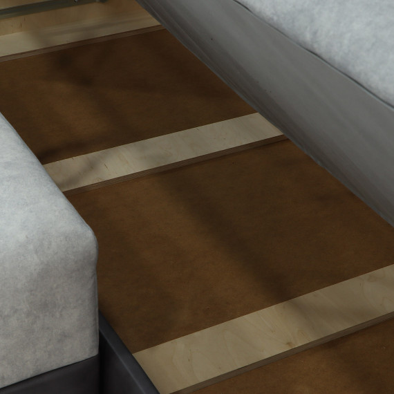 დივანი HOBEL CORNER ERICA F/P DARK GREY 8410/ LIGHT GREY JAGUAR 4 R (6)