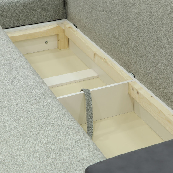 sofa HOBEL CORNER ERICA GREY 8410/ LIGHT GREY MOCASSI 2141 L (6)
