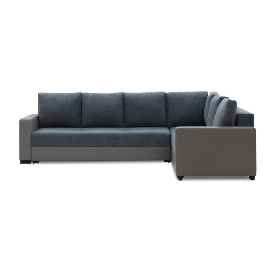 დივანი HOBEL CORNER ERICA LIGHT GREY 8409/BLUE GRAY VIVALDI 12 R(6)