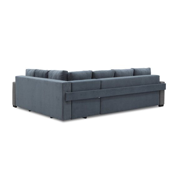 დივანი HOBEL CORNER ERICA LIGHT GREY 8409/BLUE GRAY VIVALDI 12 R(6)