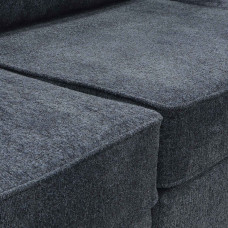 диван HOBEL CORNER EVA DARK BLUE BEATTO 1053/ GREY INFINITY 991 (6)