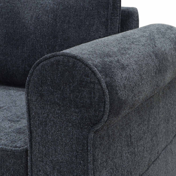 დივანი HOBEL CORNER EVA DARK BLUE BEATTO 1053/ GREY INFINITY 991 (6)