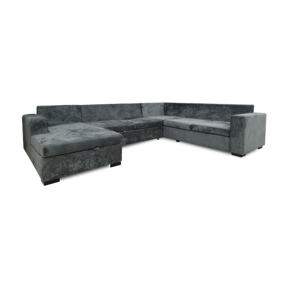 დივანი HOBEL CORNER JASMIN DARK GREY MONACO 15/ BENORRY 1005/ GONZA 1015 R (6)