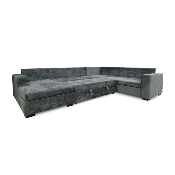 დივანი HOBEL CORNER JASMIN DARK GREY MONACO 15/ BENORRY 1005/ GONZA 1015 R (6)