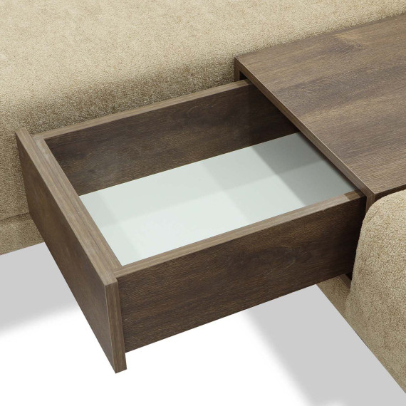 დივანი HOBEL CORNER KARAT CREAM BONCUK 6/ ONTARIO BAND JAFFA ORANGE L (2)