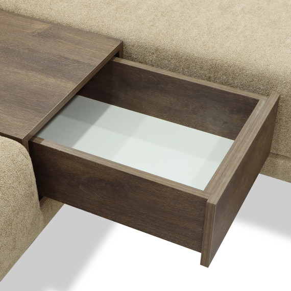 დივანი HOBEL CORNER KARAT CREAM BONCUK 6/ ONTARIO BAND JAFFA ORANGE R (2)