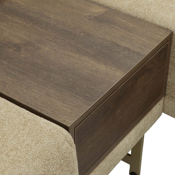 დივანი HOBEL CORNER KARAT CREAM BONCUK 6/ ONTARIO BAND JAFFA ORANGE R (2)