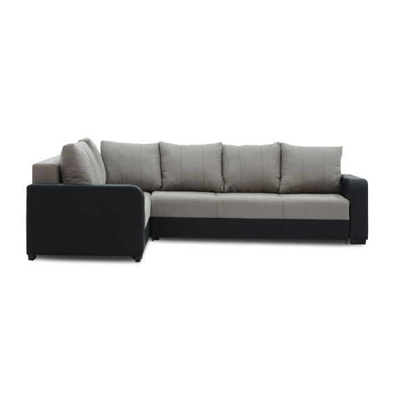 დივანი HOBEL CORNER KATRIN BLACK 4503/CAPPUCCINO SCANDI 19 L (6)