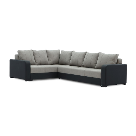 დივანი HOBEL CORNER KATRIN BLACK 4503/CAPPUCCINO SCANDI 19 L (6)