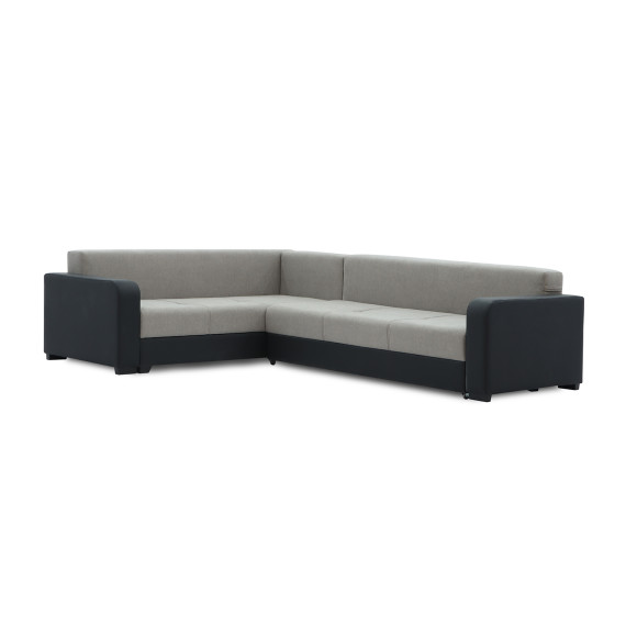 დივანი HOBEL CORNER KATRIN BLACK 4503/CAPPUCCINO SCANDI 19 L (6)