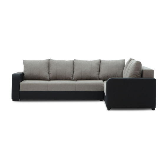 დივანი HOBEL CORNER KATRIN BLACK 4503/CAPPUCCINO SCANDI 19 R (6)