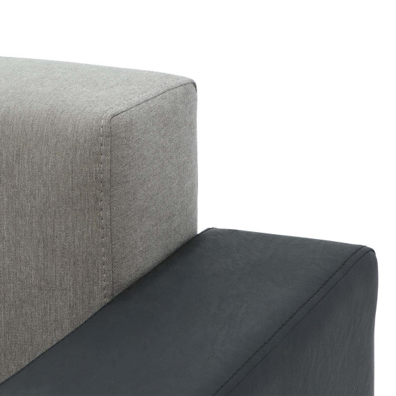 დივანი HOBEL CORNER KATRIN BLACK 4503/CAPPUCCINO SCANDI 19 R (6)