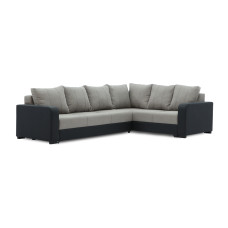 დივანი HOBEL CORNER KATRIN BLACK 4503/CAPPUCCINO SCANDI 19 R (6)