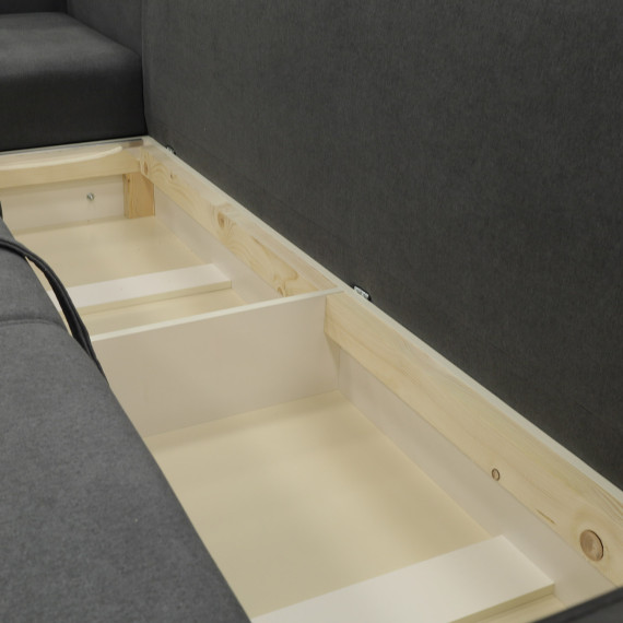 დივანი HOBEL CORNER KATRIN F/P BLACK 4503/DARK GREY SCANDI 22 L (6)