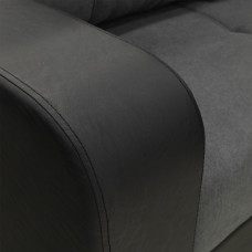 sofa HOBEL CORNER KATRIN F/P BLACK 4503/DARK GREY SCANDI 22 L (6)