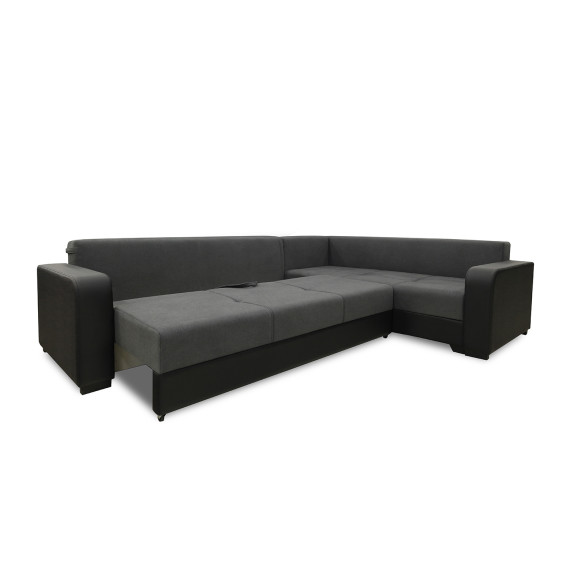 დივანი HOBEL CORNER KATRIN F/P BLACK 4503/DARK GREY SCANDI 22 R (6)