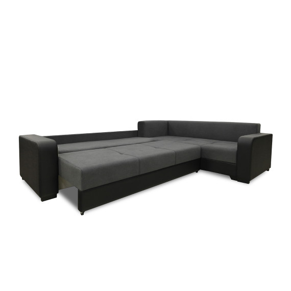 დივანი HOBEL CORNER KATRIN F/P BLACK 4503/DARK GREY SCANDI 22 R (6)