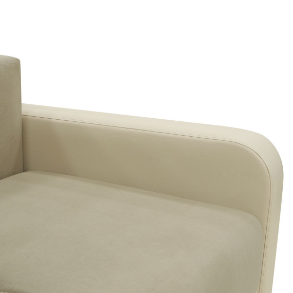 დივანი HOBEL CORNER KATRIN F/P LEATHER VANILLA/BEIGE LEONARDO 3 L (6)