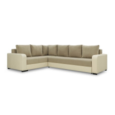 sofa HOBEL CORNER KATRIN F/P LEATHER VANILLA/BEIGE LEONARDO 3 L (6)