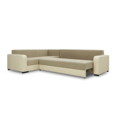 sofa HOBEL CORNER KATRIN F/P LEATHER VANILLA/BEIGE LEONARDO 3 L (6)