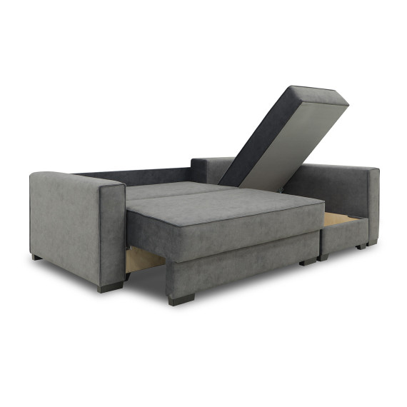 დივანი HOBEL CORNER LIZA PLUS F/P DARK GREY JAGUAR 9 R (5)