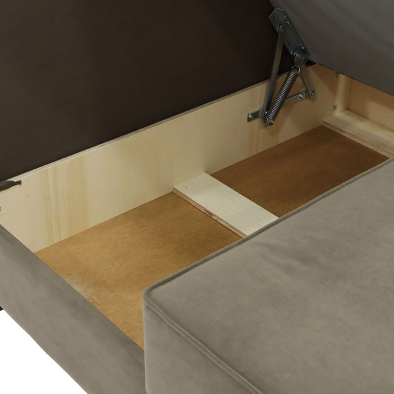 დივანი HOBEL CORNER LIZA PLUS F/P BROWN LEONARDO 6 L (5)