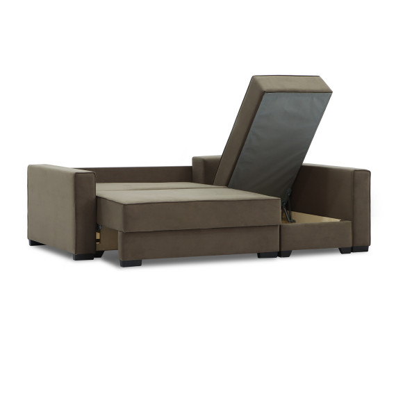 დივანი HOBEL CORNER LIZA PLUS F/P BROWN LEONARDO 6 R (5)