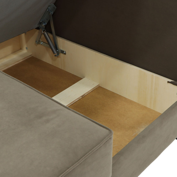 დივანი HOBEL CORNER LIZA PLUS F/P BROWN LEONARDO 6 R (5)