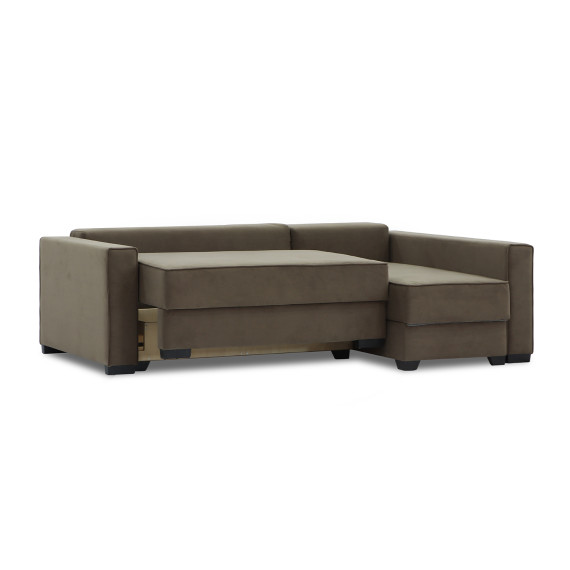 დივანი HOBEL CORNER LIZA PLUS F/P BROWN LEONARDO 6 R (5)