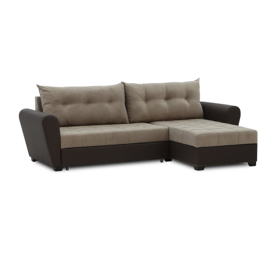 диван HOBEL CORNER MODERN BROWN 3673/CAPPUCCINO VIVALDI 5 (4)